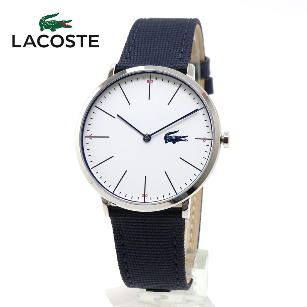LACOSTE ラコステ MOON ムーン 2010914 腕時計 ネイビー 紺色 薄型 アナログ メンズ ウォッチ 男性用 腕時計