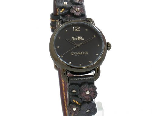 COACH コーチ 14502816 レディース  アナログ ウォッチ 女性用 腕時計 Delancey デランシー ブラック 黒色 レザーベルト