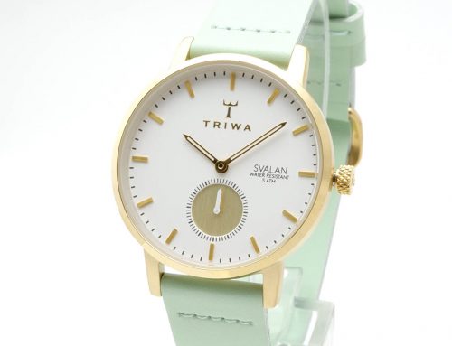 TRIWA トリワ Ivory Svalan SVST105-SS113113 アイボリー スヴァラン Mint Classic Super Slim ミントグリーン スーパースリム スバラン 33mm径